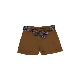 شلوارک نخی ساده دخترانه - مانگو