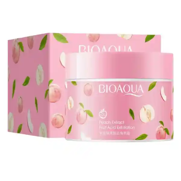 اسکراب لایه بردار بدن و صورت هلو 140گرمی | بیوآکوا