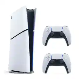 پلی استیشن 5 اسلیم دیجیتال به همراه دسته اضافه سفید پلی استیشن 5 اسلیم دیجیتال به همراه دسته اضافه سفید