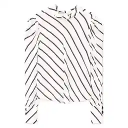 بلوز ویسکوز یقه ایستاده زنانه - مانگو