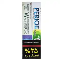 خمیر دندان ال جی مدل Whan Eun Cho Breath Cool وزن 140 گرم بسته 2 عددی