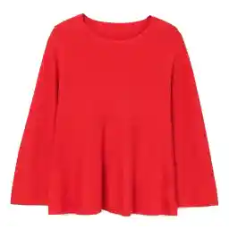 پلیور نخی یقه گرد زنانه - مانگو