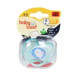 پستانک النا شب تاب ارتودنسی طرح گربه سایز 1 (0 تا 6 ماه) بیبی لند