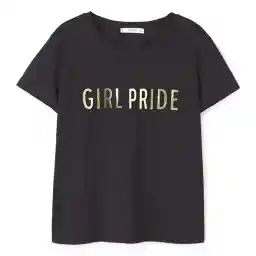 تی شرت نخی یقه گرد زنانه - مانگو