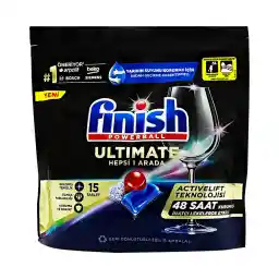 قرص ماشین ظرفشویی فینیش مدل Ultimate Hepsi 1 Arada بسته 15 عددی قرص ماشین ظرفشویی فینیش مدل Ultimate Hepsi 1 Arada بسته 15 عددی