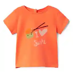 تی شرت نخی ساده نوزادی دخترانه - مانگو