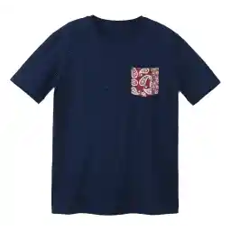 تی شرت نخی یقه گرد مردانه - مانگو