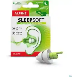 Alpine SleepSoft - گوشگیرهای کاهشدهنده صدا برای خواب - کاهش صدای خروپف - گوشگیرهای ضد خروپف - SNR 25 دسیبل - 1 جفت