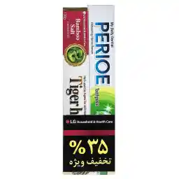 خمیر دندان ال جی مدل Breath Cool Tiger Herb وزن 120 گرم بسته 2 عددی