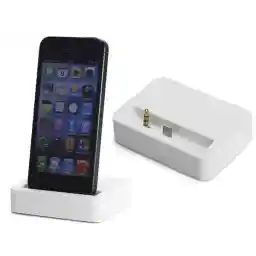 پایه نگهدارنده و شارژ گوشی آیفون 5 با جک 3.5 میلی متری صدا