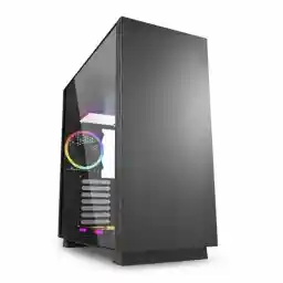 کیس شارکن PURE STEEL RGB Black Sharkoon PURE STEEL RGB Black Mid Tower Case