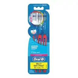 مسواک اورال-بی سری ULTRATHIN مدل PRO DEEP CLEAN با برس خیلی نرم بسته 3 عددی