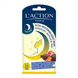 ماسک شب درخشان کننده پوست لکسیون