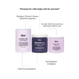 ست ماست پوست و بدن لایه بردار تمشک و شاه توت احیا کننده و مرطوب کننده GLOUR