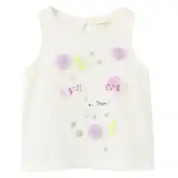 تاپ نخی ساده نوزادی دخترانه - مانگو