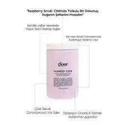 اسکراب بدن عصاره تمشک گلور / اسکراب بدن تمشک 500 میلی لیتر