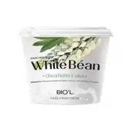 کرم مرطوب کننده کاسه ای مغذی پوست، لوبیای سفید و شی باتر بیول