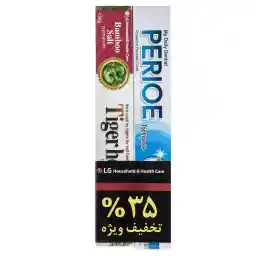 خمیر دندان ال جی مدل Perio Tiger Herbb وزن 145 گرم بسته 2 عددی