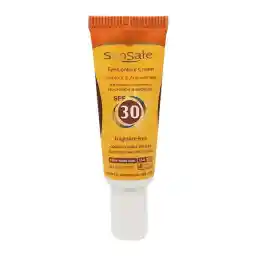 ضد آفتاب و کرم دور چشم بژ طبیعی SPF30 سان سیف