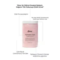 اسکراب توت فرنگی طراوت و مرطوب کننده گلور/اسکراب توت فرنگی Strawberry1