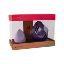 ست پد اسفنج آرایشی همراه با کیس زرد گلوریا