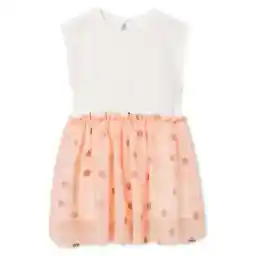 پیراهن نخی نوزادی دخترانه - مانگو