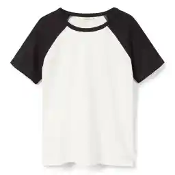 تی شرت نخی یقه گرد پسرانه - مانگو