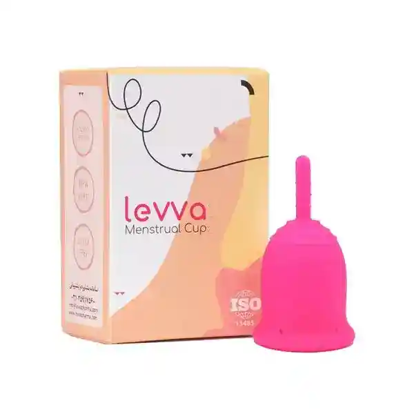 کاپ قاعدگی سایز کوچک صورتی لیوا