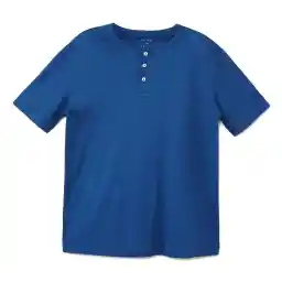 تی شرت نخی یقه گرد مردانه - مانگو