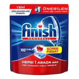 قرص ماشین ظرفشویی فینیش مدل All In 1 Max بسته 100 عددی