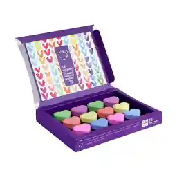 کوکتل پدیکور مدل Heart بسته 12 عددی ژبن پلاس