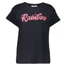 تی شرت نخی یقه گرد زنانه - مانگو