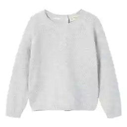 پلیور نخی یقه گرد نوزادی پسرانه - مانگو