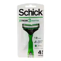 تیغ اصلاح 3 تیغه مدل Xtreme 3 پوست حساس 4 عددی شیک