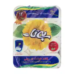 دستمال توالت بی تا بسته 12 عددی