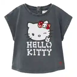 تی شرت نخی طرح دار نوزادی دخترانه - مانگو