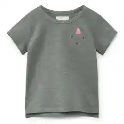 تی شرت نخی طرح دار نوزادی پسرانه - مانگو