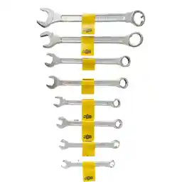 آچار یکسر تخت و یکسر رینگی جاب مدل JB-80008 مجموعه 8 عددی