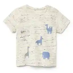 تی شرت نخی طرح دار نوزادی پسرانه - مانگو