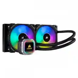 فن خنک کننده مایع پردازنده کورسیر مدل HYDRO SERIES H100I RGB PLATINUM CORSAIR HYDRO SERIES H100I RGB PLATINUM CPU Water Cooler