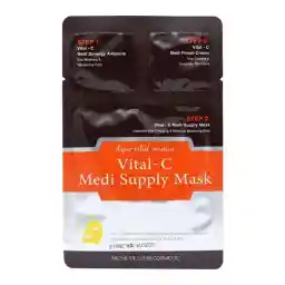 ماسک نقابی سه مرحله ای ضد لک ویتامین C ویتال سی