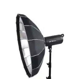 بیوتی دیش پرتابل 16 وجهی پارابولیک همراه با گرید Beauty Dish Silver 105 cm
