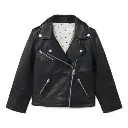 کاپشن چرم کوتاه دخترانه - مانگو