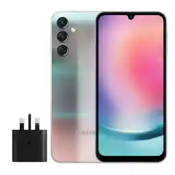 گوشی موبايل سامسونگ گلکسی A24 4G ظرفیت 128 گیگابایت رم 6 گیگابایت به همراه شارژر 25 وات سامسونگ گوشی موبايل سامسونگ گلکسی A24 4G ظرفیت 128 گیگابایت رم 6 گیگابایت به همراه شارژر 25 وات سامسونگ