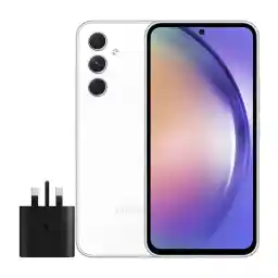 گوشی موبايل سامسونگ Galaxy A54 5G ظرفیت 128 گیگابایت رم 8 گیگابایت به همراه شارژر 25 وات سامسونگ گوشی موبايل سامسونگ Galaxy A54 5G ظرفیت 128 گیگابایت رم 8 گیگابایت به همراه شارژر 25 وات سامسونگ