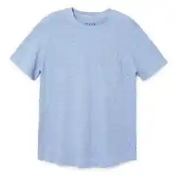 تی شرت نخی یقه گرد مردانه - مانگو