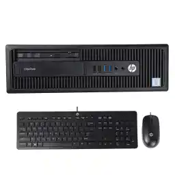 کامپیوتر دسکتاپ اچ‌ پی مدل elitedesk 800 g2 sff به همراه ماوس و کیبورد hp