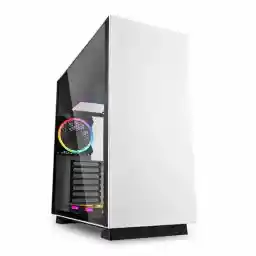 کیس کامپیوتر شارکن PURE STEEL RGB White Sharkoon PURE STEEL RGB White Mid Tower Case