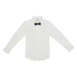 پیراهن نخی آستین بلند پسرانه - مانگو