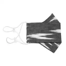 ماسک پارچه ای چهار لایه طرح ایکات طوسی آپامه